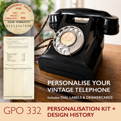 Gpo 332 vintage bakelite - gpo,