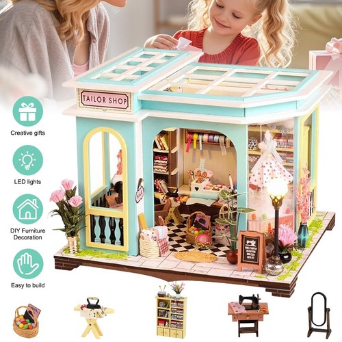 Diy miniature house kit - diy,