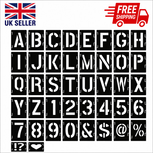 5inch letter stencils - 2/3/4/5inch,
