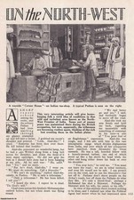 THE CONDITIONS IN THE NORTH-WEST FRONTIER OF INDIA. BY N.F. COOKE. WIDE WORLD MA