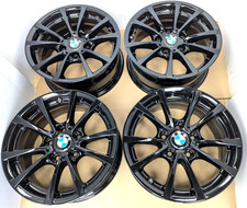 4x GENUINE BLACK BMW 1 3