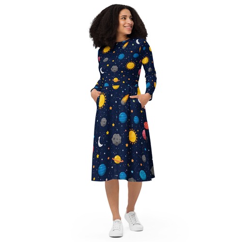 Solar system dress science - dress,