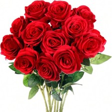 5pcs Red 20-Inch Artificial