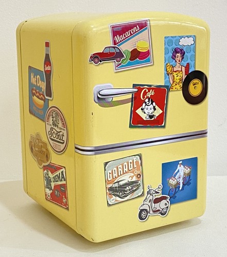 Retro fridge tin american - retro,