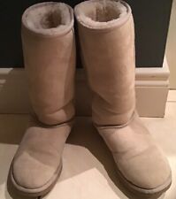 Ugg Australia Womens Tall Beige Size W 8 (UK 6)