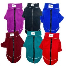 Dog fleece Coat zip Puppy