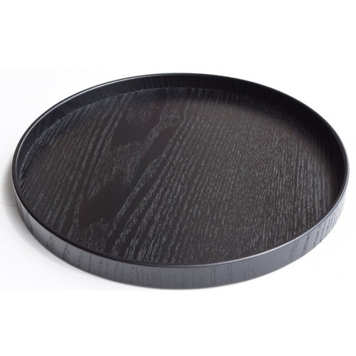 Large round wood serving - large,