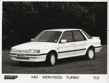 MG Montego Turbo 1986-1987 Original UK Market Press Photograph Front 3/4 View