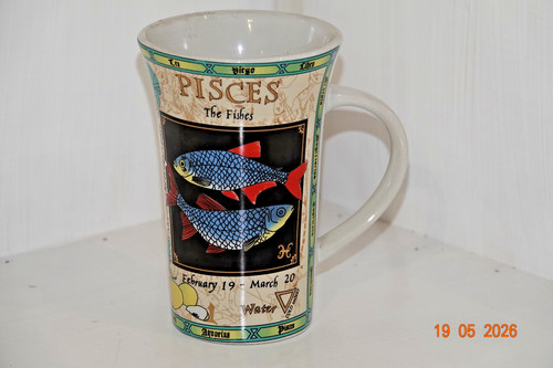 Astrology motif pisces mug - motif,