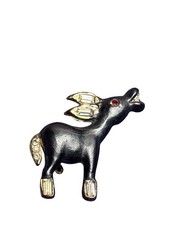Vintage Donkey Brooch Pin
