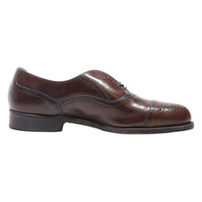 DEXTER  Brogue Shoes Brown Leather Mens UK 7