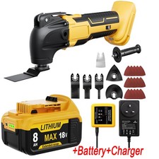 For Dewalt 18V Battery Cordless Oscillating Multi Tool 6 SPEED with Accessories