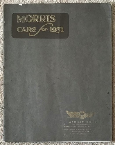 Morris car range sales - car,