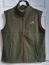 Mens Pheasant / Plain Country Sports Fleece Gilet Shooting size M Hunting Vest