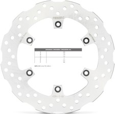 Rear Brake Disc Ferodo KTM GS