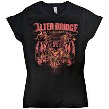 Alter Bridge Fortress Batwing Eagle Black Womens Fitted T-Shirt NEW