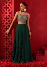 New Beautiful Georgette Green