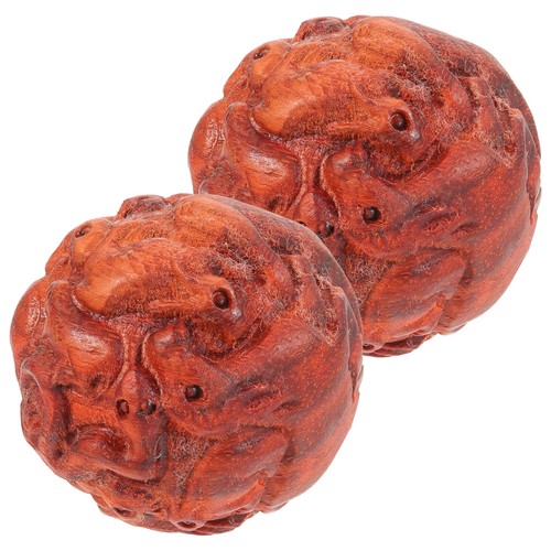 Wooden rolling handballs - wooden, 1pair