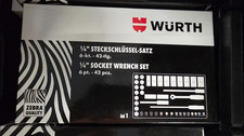 Würth 1/4" Rachet Socket Set-