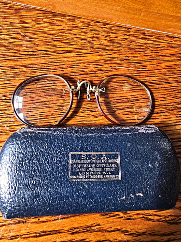 Antique pince nez - antique, s.o.a.