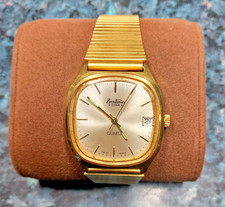 Bentima Star, Swiss Made Men's Vintage  Gold Quartz Watch -Working