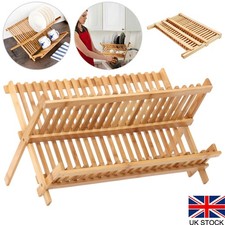 2 Tier Bamboo Wooden Dish