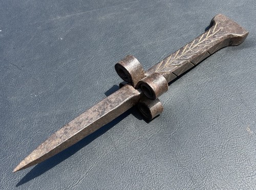 Antique blacksmith hand - hand, forged