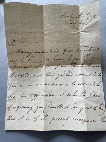 George sackville west letter - george,