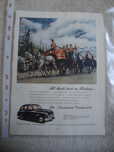 Vintage standard vanguard add - standard,
