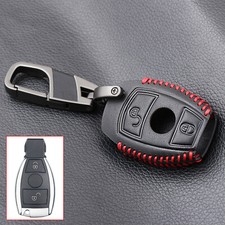 Leather Car Key Cover Case Fob