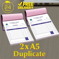 2 x A5 PERSONALISED DUPLICATE