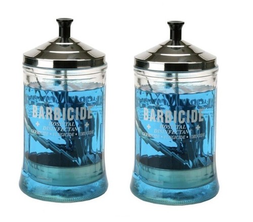 Barbicide jar midsize 21fl - jar, 21fl.oz