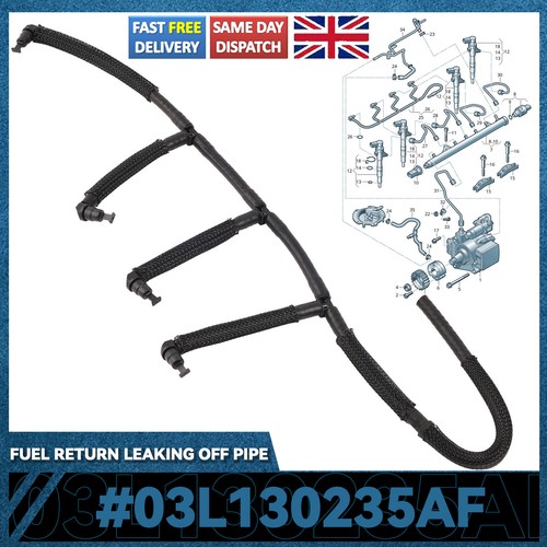 Fuel injector leak - leak, return