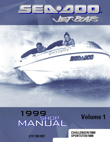 Sea doo service - service, manual