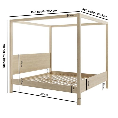 Super king four poster - super,