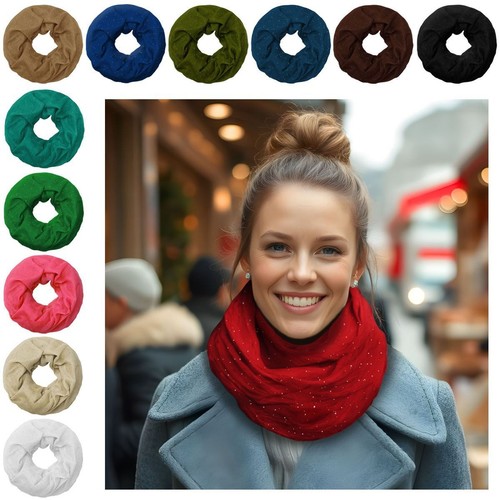 Lightweight loop scarf with - loop,