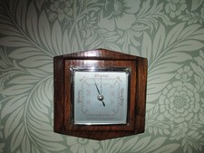 1940s Art Deco SB Shortland Smiths Wooden Wall Barometer - Renovated & Tested