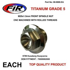 TITANIUM FRONT WHEEL AXLE