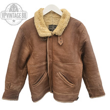 Vintage B3 B-3 Brown Shearling