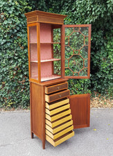 VICTORIAN MAHOGANY BOOKCASE ON CHEST
