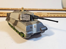 Matchbox Battle Kings K104 King Tiger Tank 1974 with Moveable Gun, Turret, Man.