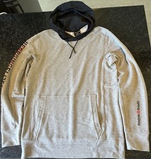 Reebok CrossFit Grey Lightweight hoodie with Black Hood Size M