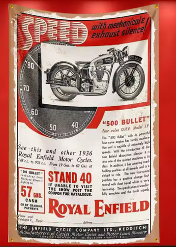 Royal enfield tapestry - enfield,