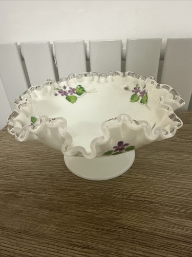 Vintage fenton basket - vintage,