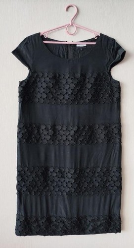 Women jaeger dress black silk - jaeger,