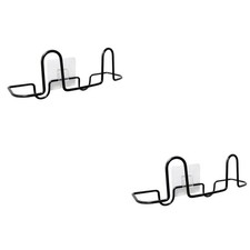  2 Pieces Shoe Rack Racks Wall Mounted Slipper Storage Organizer Shelf