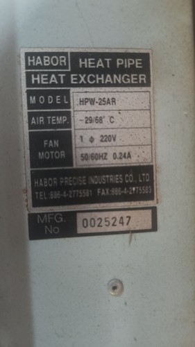 Habor hpw heat pipe - hpw-25, ar