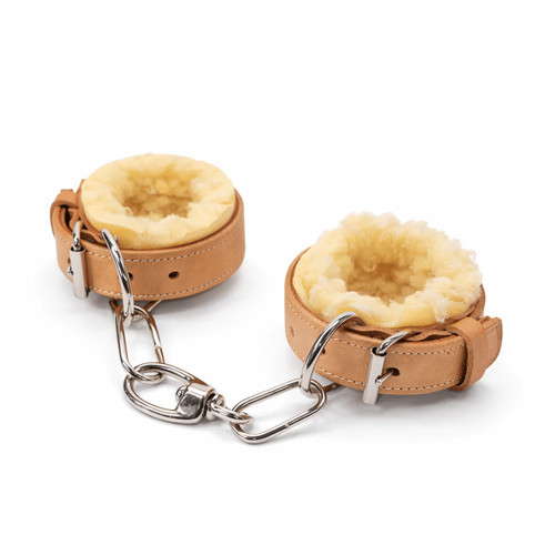 Horse chain hobble - hobble, russet