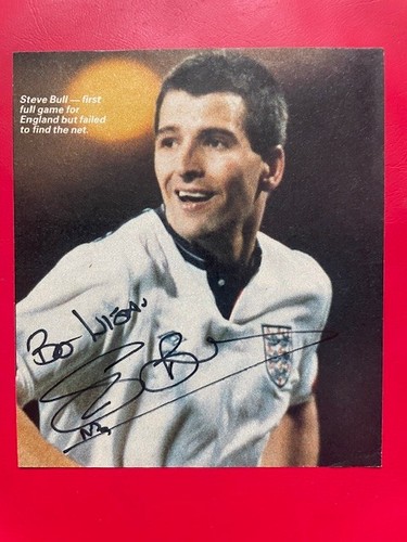Steve bull signed - bull, &