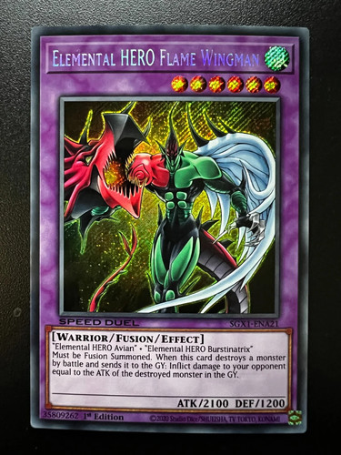 Elemental hero flame wingman - elemental,